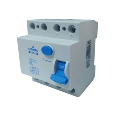 Interruptor DR 4P DRS4L 25A 30mA Soprano