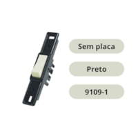 Interruptor Simples Preto sem Placa Gris 9109-1– MNL