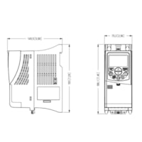 Inversor 3,0Cv 380/440v CFW500A06P1T4NB20G2 - Weg