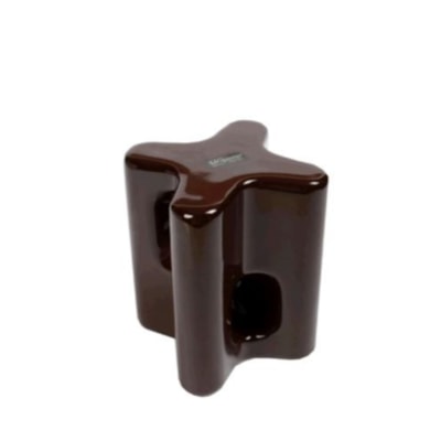 Isolador Castanha Porcelana 80X65mm - Germer