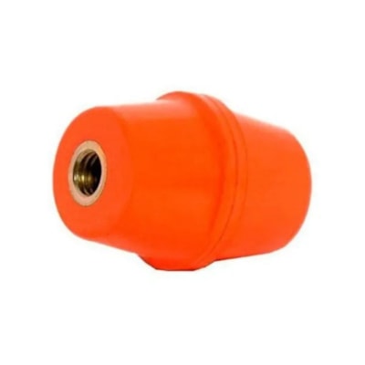 Isolador Epóxi Bujão 30X30mm Rosca 1/4" Pol IBTB 0 1/4 Cebel