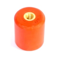 Isolador Epóxi Paralelo 16X25mm Rosca 1/4" Pol Laranja Cebel