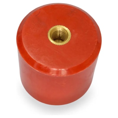Isolador Epoxi Paralelo 50X50mm Rosca 3/8" Polegada Cebel