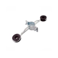 Isolador Reforçado C/2 Descidas P/Mastro 1.1/2 pol Paratec