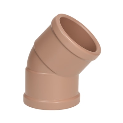 Joelho 45º Soldável 32mm Marrom 20002169 Plastilit