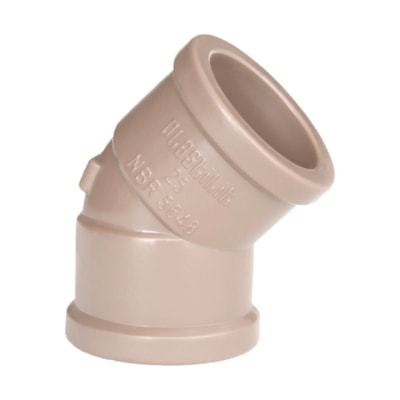 Joelho 45º Soldável 32mm Marrom 20002169 Plastilit
