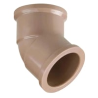 Joelho 45° Soldável 20mm Marrom 96039 Plastubos