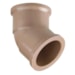Joelho 45° Soldável 20mm Marrom 96039 Plastubos