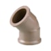 Joelho 45° Soldável 32mm Marrom Plastubos