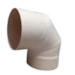 Joelho 90 Graus Branco Para Esgoto 300mm 12 Polegadas - Snt