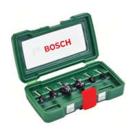 Jogo de Fresa 6mm com 6 Peças Bosch 2607019464