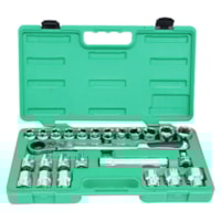 Jogo De Soquete Vortex 1/2 Polegada Com 25 Peças 15 A 32 Mm X 5/8 A 1.1/4 Polegadas - Belzer - Referência: 891226bj Jogo De Soquete Vortex 1/2 Polegada Com 25 Peças 15 A 32 Mm X 5/8 A 1.1/4 Polegadas - Belzer - Referência: 891226bj