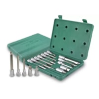 Jogo de Soquetes Prata Com Bits Aço Cromo 1/2 12 Peças- Sata