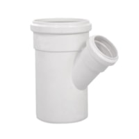 Junção Red 45° Para Esgoto Prim Branco 75X50 Plastubos