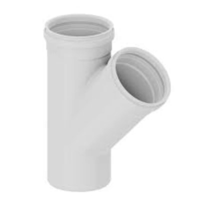 Junção Simples Esgoto 300X300MM Branco Pvc Y 45° - Cp Atc