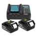 Kit Carregador DC18WC + 2 Baterias BL1850B 5,0Ah 18v- Makita