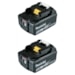 Kit Carregador DC18WC + 2 Baterias BL1850B 5,0Ah 18v- Makita