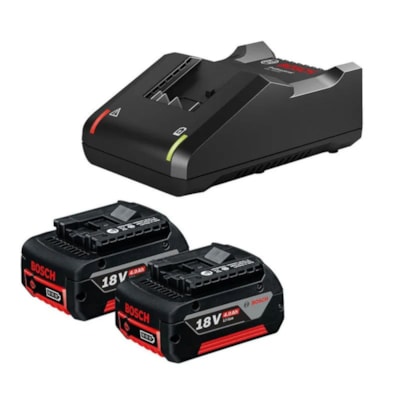 Kit Carregador GAL18V-20 Bivolt+ 2 Baterias 4,0AH - Bosch