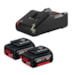 Kit Carregador GAL18V-20 Bivolt+ 2 Baterias 4,0AH - Bosch