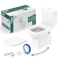 Kit Completo Bacia C/Caixa Acoplada itens instalação Celite