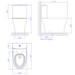 Kit Completo Bacia Com Caixa Nova Branco Argila Level - Deca