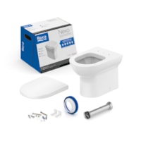 Kit Completo Bacia Conven Assento PP Br Nexo C343727000 Roca