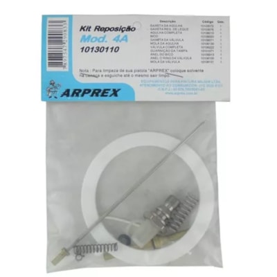 Kit de Reparos para Pistola de Pintura Majam 4 Arprex