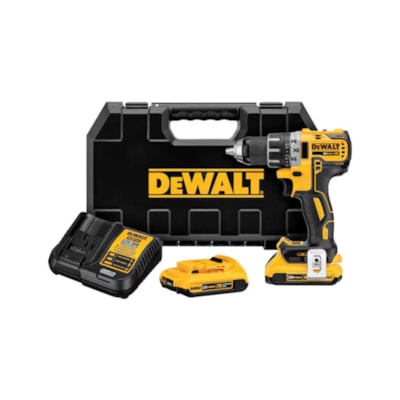 Kit Furadeira/Parafusadeira Bateria 20V 13mm 220V - Dewalt