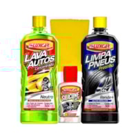 Kit Para Lavar Carro 4 Peças LuxCar 2200