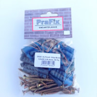 Kit Parafuso Chipboard 5x50mm com Bucha 8mm Prafix 50 unid