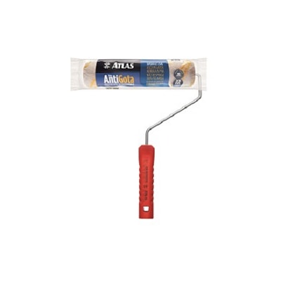 Kit Rolo Antigotas Vermelho 23cm + Guarfo S/Rosca - Atlas