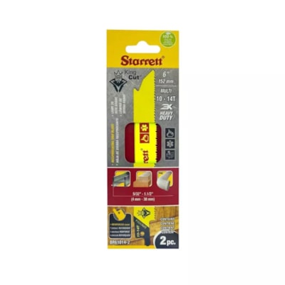 Lamina Serra Sabre 6" 10-14 Dentes C/2 Peças - Starrett
