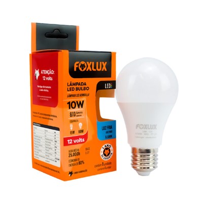 Lampada De Led Bateria - Foxlux - Referência: Led10-12