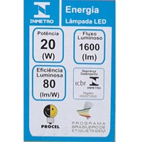 Lâmpada LED Alta Potencia 20W E27 Bivolt 6500K - Ourolux - Referência: 20401