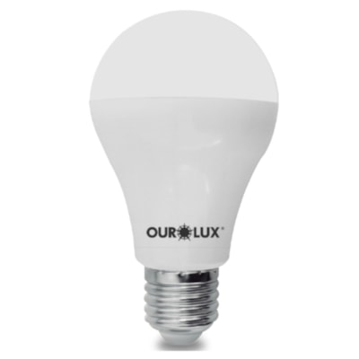 Lampada Led Bateria 12v A60 9W 6500K - Ourolux