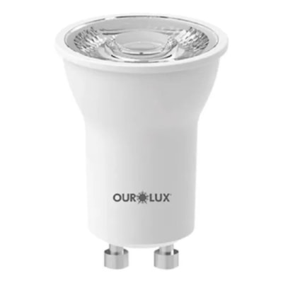 Lampada Led Biv Mini Dicroica Mr11 Gu10 3W 6500K - Ourolux