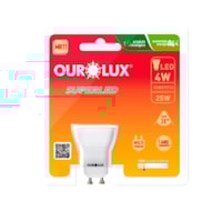 Lampada Led Mini Dicroica MR-11 GU10 3W 3000K - Ourolux
