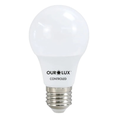 Lampada Led Sensor Movimento Biv E27 6500K 9W A60 - Ourolux