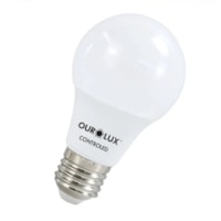 Lampada Led Sensor Movimento Biv E27 6500K 9W A60 - Ourolux