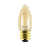 Lâmpada Vela LED Vintage Dimerizável 2,5W 2500K 127V E27 - Ledvance Osram - Referência: 7016289