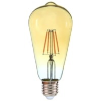 Lâmpada Vintage 4K 2400K E27 Pera 05336 OuroLux