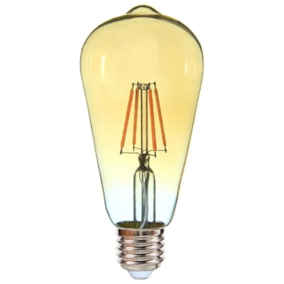 Lâmpada Vintage 4K 2400K E27 Pera 05336 OuroLux