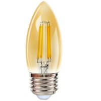 Lampada Vintage E27 2400K 2W Vela C35 - Ourolux