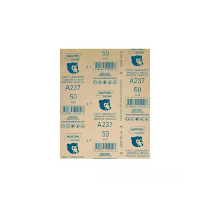 Lixa MadeiraGrão 080 A-237 200 folhas - Norton