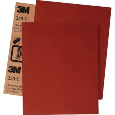 Lixa Massa 230U Grão 100 Vermelho HB004070858 3M