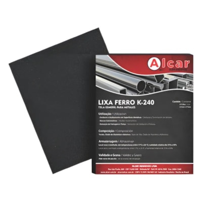 Lixa Para Ferro Grão 320 FL0LN0033 Alcar