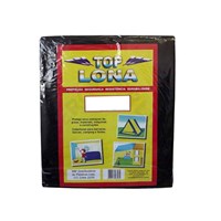 Lona Plastica Preta 6 X 6 - Top Lona - Referência: TL66