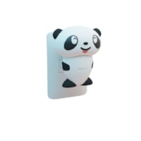 Luminária Led Noturna Panda Branca  Exatron