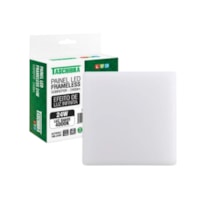 Luminaria Quadrado de Sobrepor LED 24W 4000K Biv - Taschibra