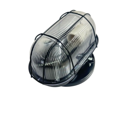 Luminária Tartaruga Decorativa 60W Preto 56 Lumavi